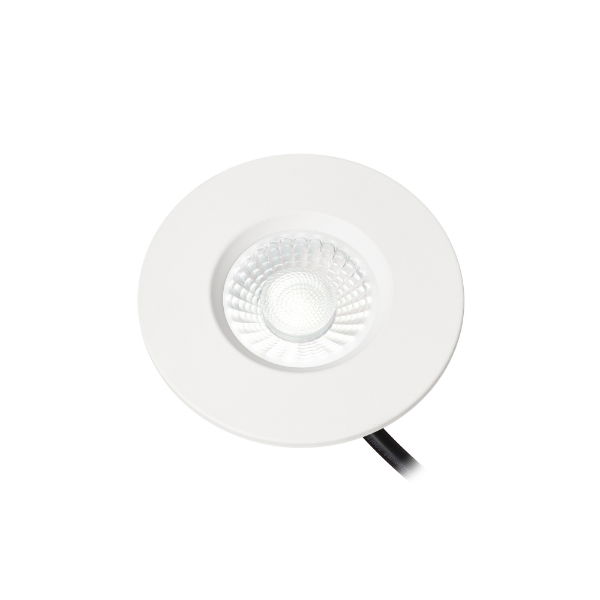 TradeLED 8-in-1 LED Downlight - 5W/7W Switchable, 4CCT, IP65, Fire-Rated, Dimmable, White