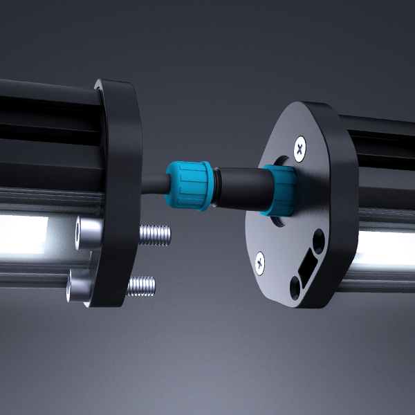 LED Sign Light Middle Connector Cable IP68