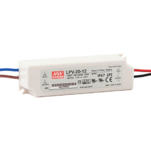 Mean Well LED Driver, LPV Range - 20W, IP67