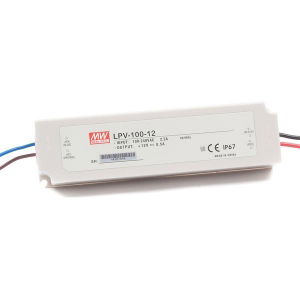 Mean Well LED Driver, LPV Range - 100W, IP67