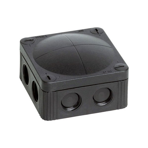 Wiska 308 IP66 Junction Box RAL 9005 Black